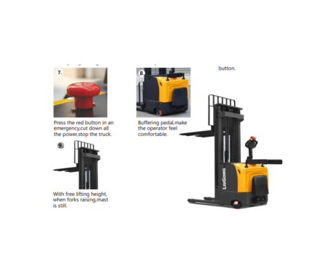 Ưu điểm của Xe nâng tay cao Pallet Stacker 1.5 Tấn/CLG2S015-RF4